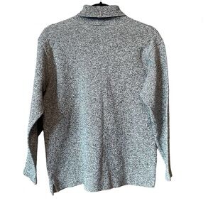 EUC Talbots 100% Cotton Long Sleeve Turtleneck Made in Hong Kong. Gray Size S